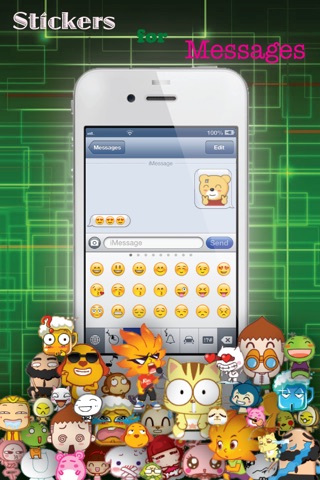 Stickers Pro for Messages, WeChat & More - Emoji Keyboard with Pop Emojis & Emoticons icons - Animation Emojis screenshot 3