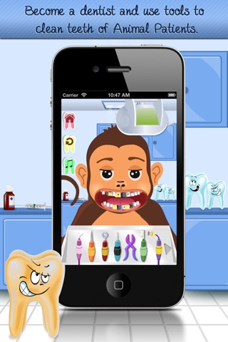 Funny Dentist Lite screenshot 2