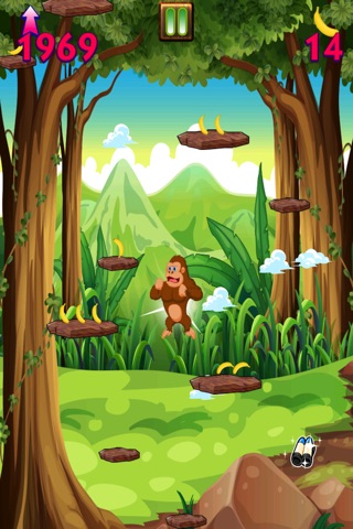 Super Banana Jump Mania - A Gorilla Food Frenzy Adventure Simulator screenshot 4
