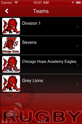 Chicago Lions Rugby screenshot 3