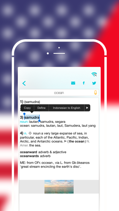 How to cancel & delete Offline Indonesian to English Language Dictionary, Translator - bahasa indonesia inggris kamus, terjemahan terbaik bagi penerjemah from iphone & ipad 4