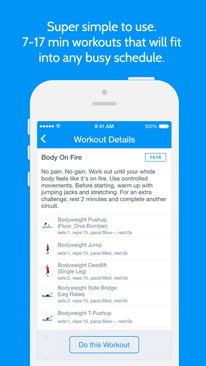 Instant Fitness : 600+ exercises, 100+ workouts, home, exercise workout trainer, 7 minute workout, on-the-go personal mobile fitness trainer by Fitness Buddy and Instant Heart Rate screenshot-4