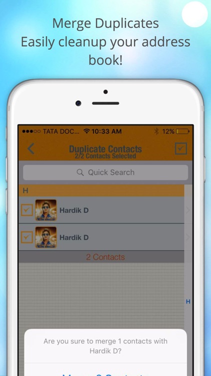 ContactManager – Remove & Merge Duplicate Contacts