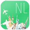 Netherlands Offline map & flights. Airline tickets, airports, car rental, hotels booking. Free navigation.