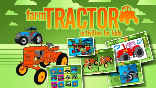 Farm Tractor Activities for Kids: : Puzzles, Drawing and oth(圖1)-速報App