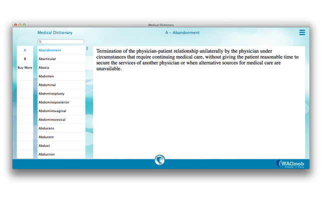 Medical Dictionary - A simpleNeasyApp by WAGmob(圖1)-速報App