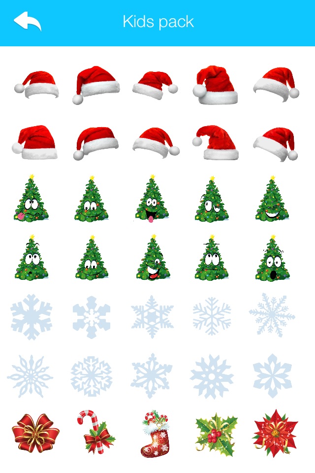 Christmas Stickers & Emoji for WhatsApp and Chats 2016 Edition screenshot 2