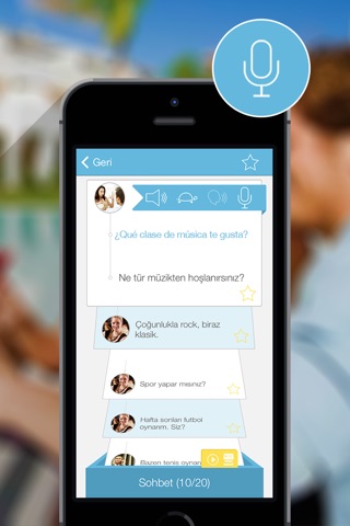 DuoSpeak Spanish: Interactive Conversations - learn to speak a language - vocabulary lessons and audio phrasebook for travel, school, business and speaking fluently screenshot 3