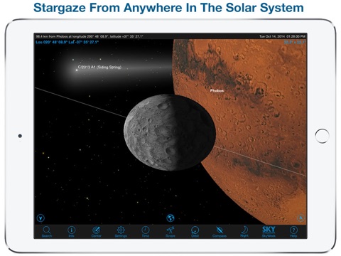 SkySafari 4 Pro: Professional Telescope Astronomy!  Explore Sun, Moon, Mars, Stars, Planets, and Satellites!  Go where NASA space missions have not!のおすすめ画像2