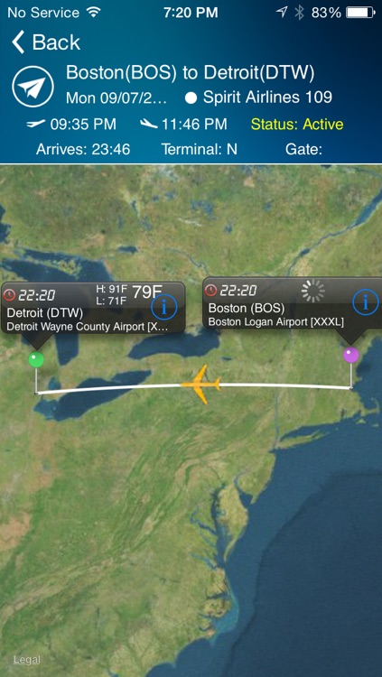 Detroit Airport Pro (DTW) Flight Tracker Wayne County