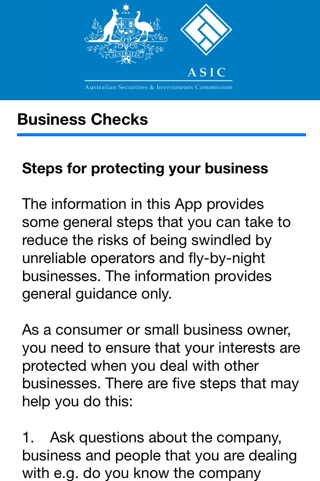 ASIC Business Checks screenshot 3