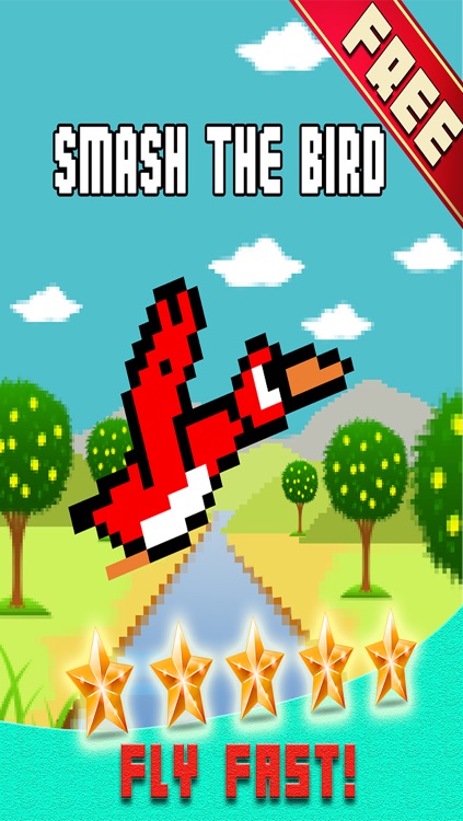 Smash The Bird - Endless Adventure Retro 8-Bit Game FREE