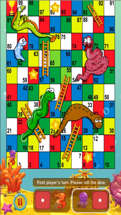 Snake and Ladder Heroes  Aquarium Free Game