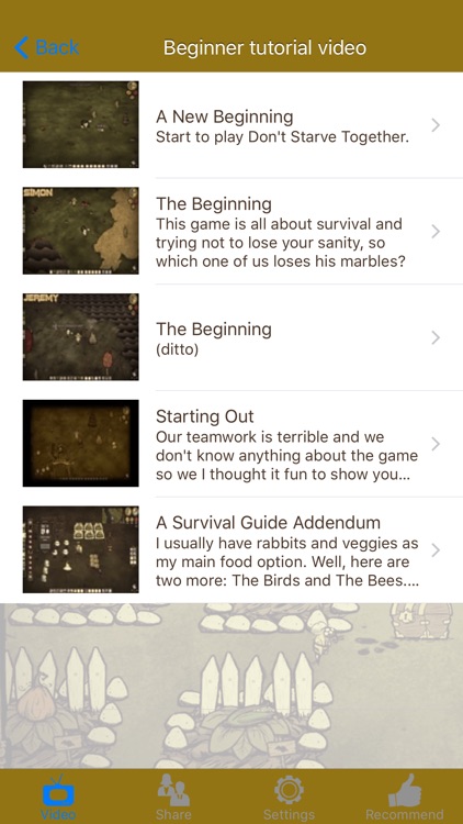 Video Walkthrough for Don't Starve Together