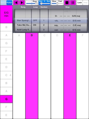 Verti-Chord Keyboard screenshot 2