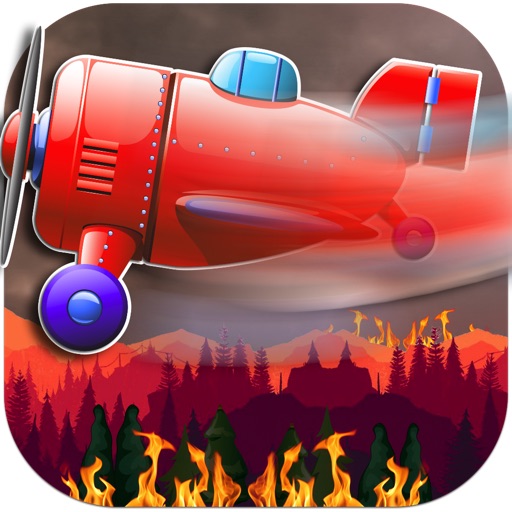 Fire Rescue Plane FREE- Forest Flame Destruction Icon