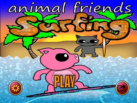 Animal Friends - Surfing HD screenshot 2