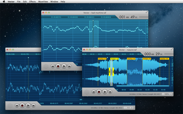 Vector 2 Express - Audio Recorder and Editor(圖2)-速報App