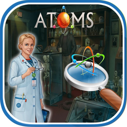 Hidden Objects : Atom Laboratory Icon