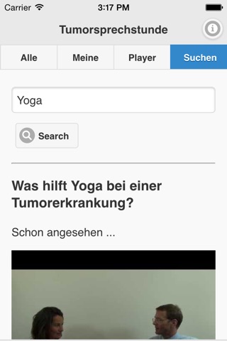 Tumorsprechstunde Patienten screenshot 4