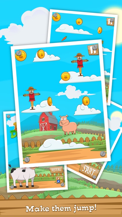 Farm Day Jump FREE - Featuring Cow, Pig, Chicken and Friends!