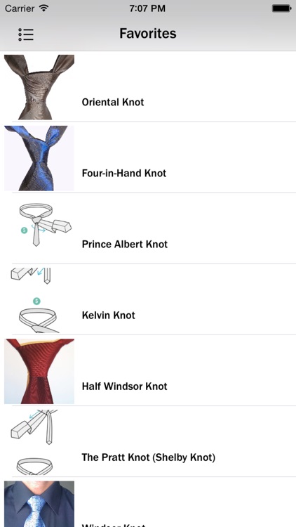 Necktie Knots