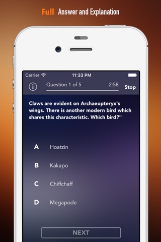 Paleontology Quiz and Trivia: Full Answer with Explanation screenshot 3
