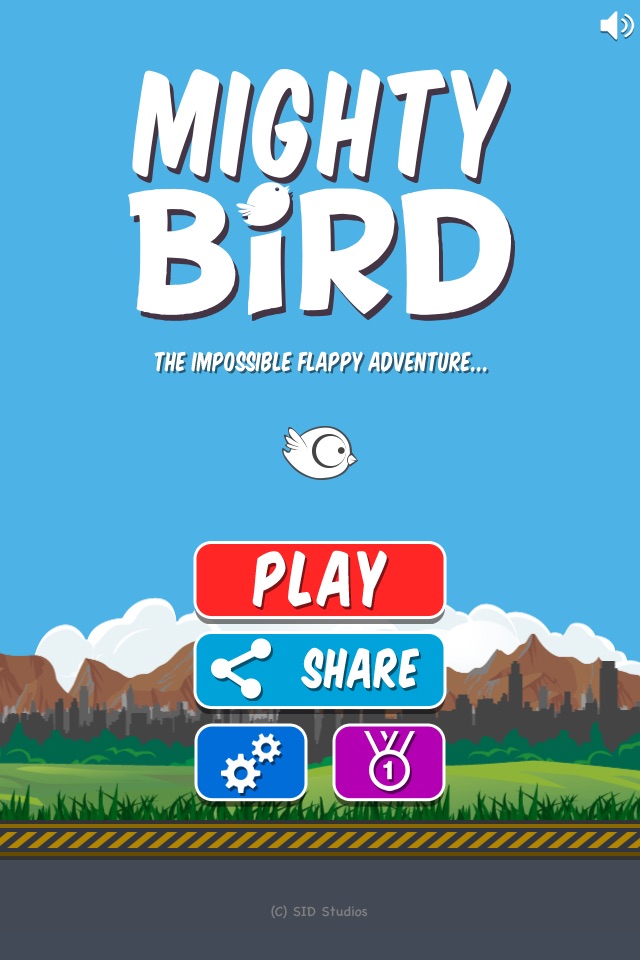 Mighty Bird - The endless & impossible adventure of a new flappy game action hero. screenshot 2