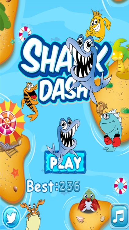 Sharks Dash Shooting Candy Match Puzzle For Kids