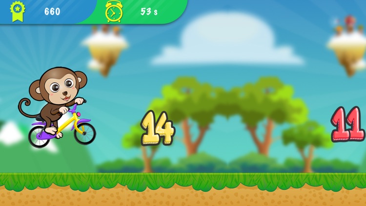 ABC Jungle Bicycle Adventure preschooler eLEARNING app screenshot-3