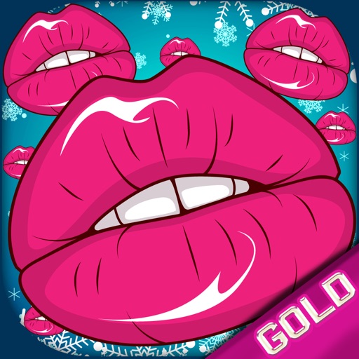 Kiss booth - The lips love me kissing me teenage smack game for lovers - Gold Edition