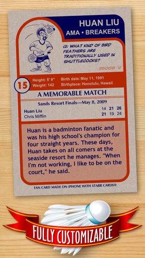 Badminton Card Maker - Make Your Own Custom Badminton Cards (圖2)-速報App