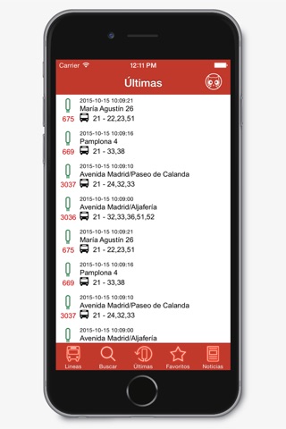 Paradas del Bus en Zaragoza screenshot 4