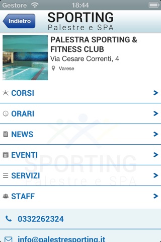 Palestra Sporting Varese screenshot 4