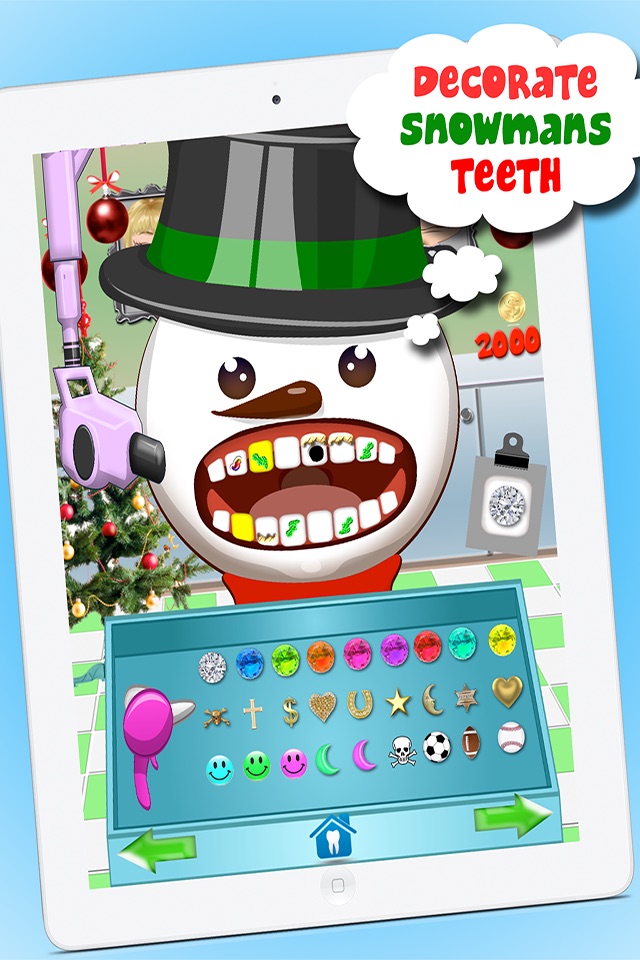Christmas Dentist Office Salon Makeover Story - Fun Free Doctor Nurse Kids Games for Boys and Girls screenshot 4