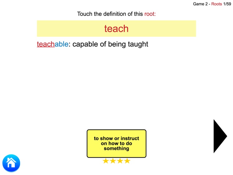 Word Roots Beginning Flashcards™ screenshot-3