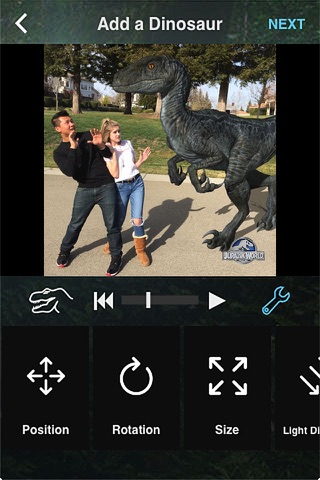 Jurassic World Mobile MovieMaker screenshot 3