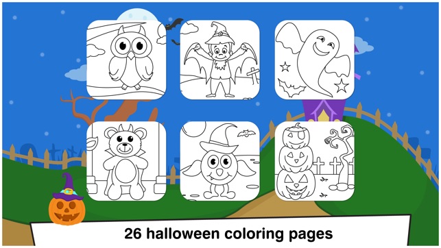 Halloween Colorbook Free by Tabbydo : Paint, Draw and Celebr(圖3)-速報App