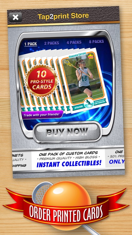 Lacrosse Card Maker - Make Your Own Custom Lacrosse Cards with Starr Cards screenshot-4
