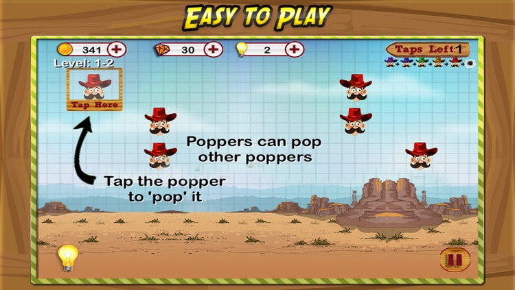 A Pop-pit Cowboy Hero Under Siege: Tap Face 2 Explode Bomb (A Free Puzzle Game)