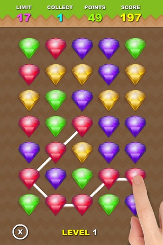 Diamonds Crush - Free Puzzle Game screenshot 2
