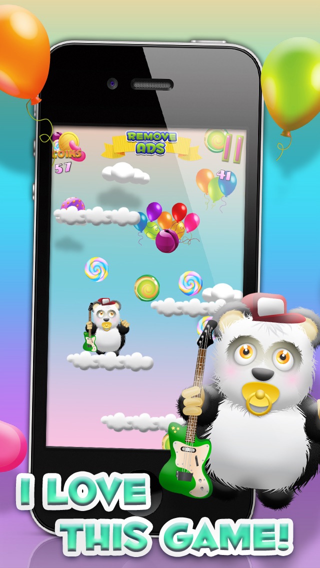 How to cancel & delete Baby Panda Bears Candy Rain HD -  Fun Cloud Jumping Edition FREE Game! from iphone & ipad 2