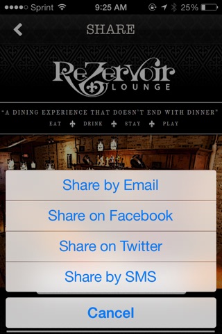 Rezervoir Lounge screenshot 2