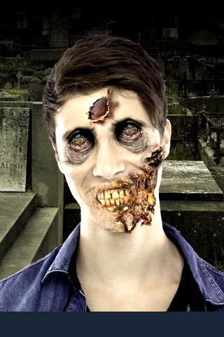 Scary Zombie Face Photo Maker - Turn Yourself Into a Real Ugly Creature screenshot 3