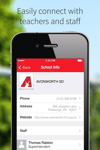 Avonworth School District screenshot 2