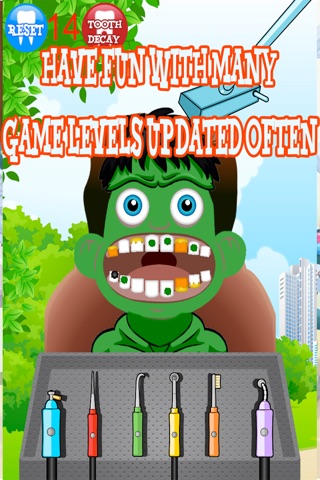Crazy Virtual Dentist - Fun Dental Clinic Assistant Fix Super Hero Decay Tooth screenshot 2