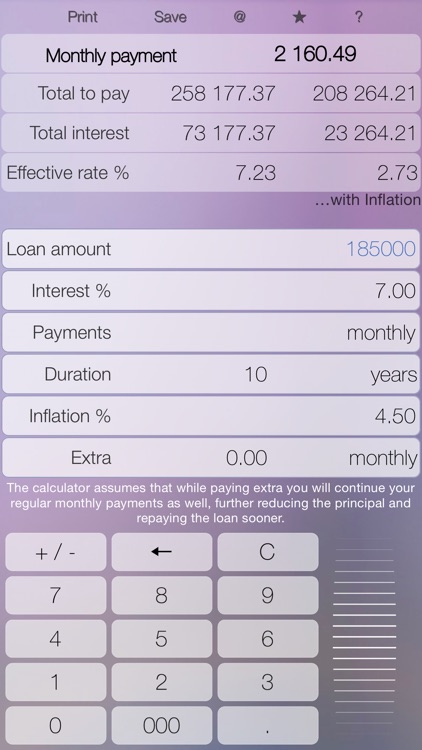 Mortgage - loan calculator
