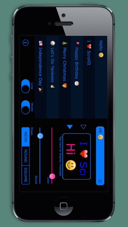 ScrollIt 2X: display scrolling messages screenshot-0