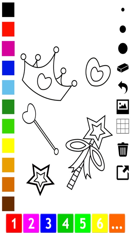 Princess Coloring Book for Girls: Learn to Color Cinderella, Kingdom, Castle, Frog and more screenshot-3