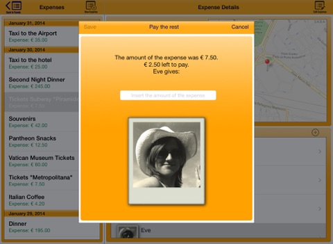 Share Travel Expense HD screenshot 4